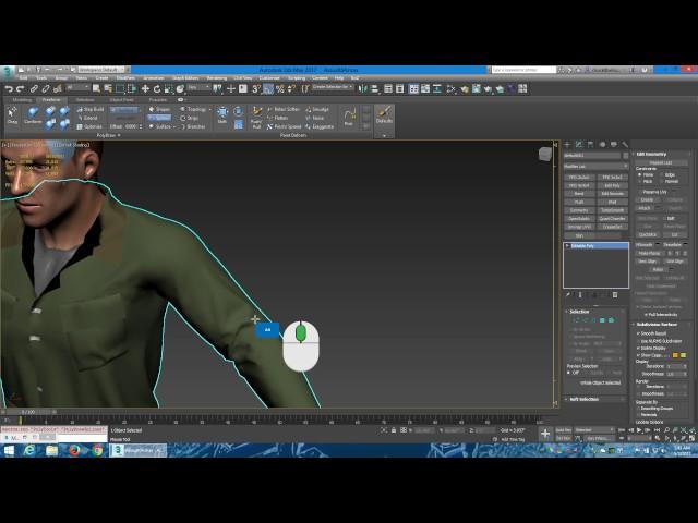 AutoDesk 3D Max Spline Graphite Modeling Toolbar 2017