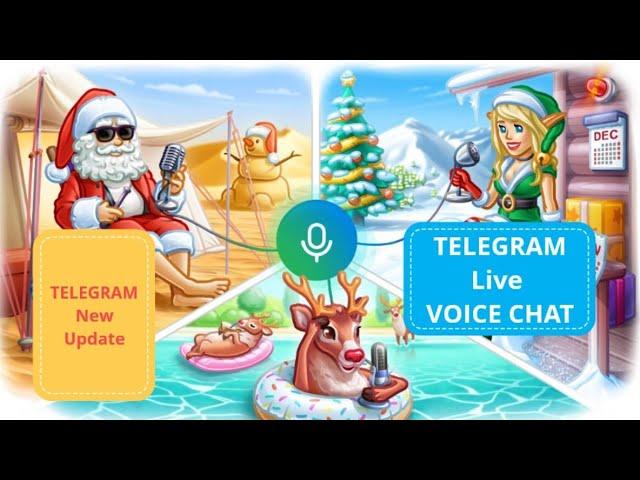 TELEGRAM GROUP VOICE CHAT | HOW TO DO LIVE VOICE CHAT IN TELEGRAM | EXCELLENT UPDATE FROM TELEGRAM