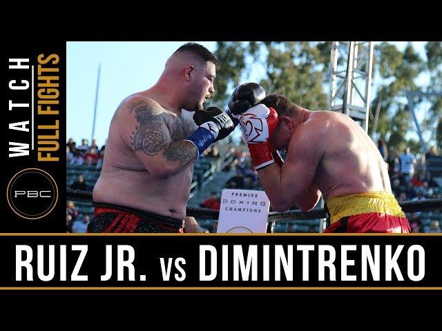 Ruiz Jr  vs Dimintrenko FULL FIGHT: April 20, 2019 - PBC on FOX