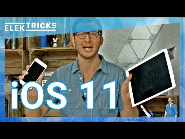 Top 10 iOS 11 Funktionen & Features - Beta am iPad #ElekTricks - Robin TV Deutsch German