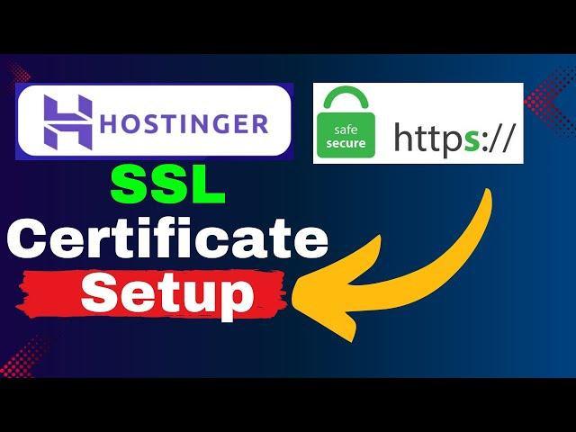 How to add SSL Certificate to your website domain on Hostinger || SSL Certificate || https: