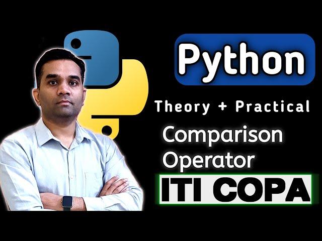 Comparison Operators  in Python | ITI COPA
