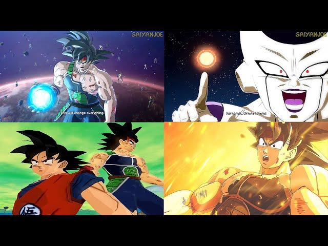 Evolution of Bardock vs Frieza