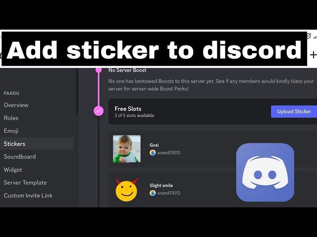 How to add stickers to discord mobile - Custom sticker diecord 2023