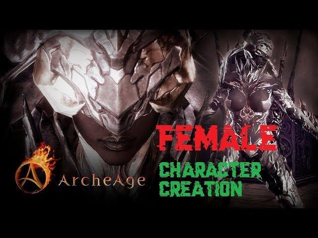 ArcheAge 4 0 - Character Creation Female Warborn