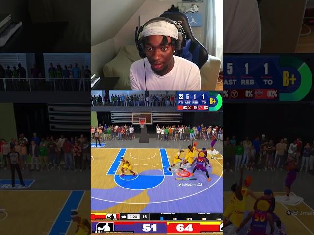 BRO REALLY MISSED A GREEN  #nba2k24 #shorts #2k24