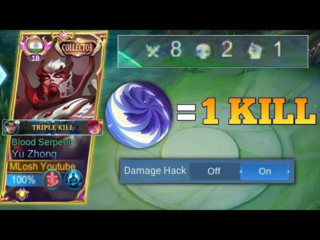 YU ZHONG 1Shot 2KIllS AGGRESIVE BUILD Yuzhong is Enemies Nightmare | PERFECT GAME | #mobilelegend