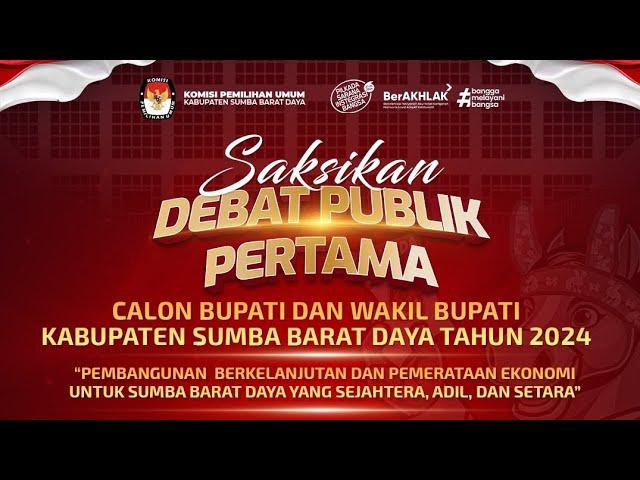 PROMO DEBAT PUBLIK PERTAMA CALON BUPATI DAN WAKIL BUPATI PILKADA TAHUN 2024