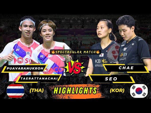 Wow‼️Very epic  Puavaranukroh/Taerattanachai vs CHae/Seo Yonex All England Open