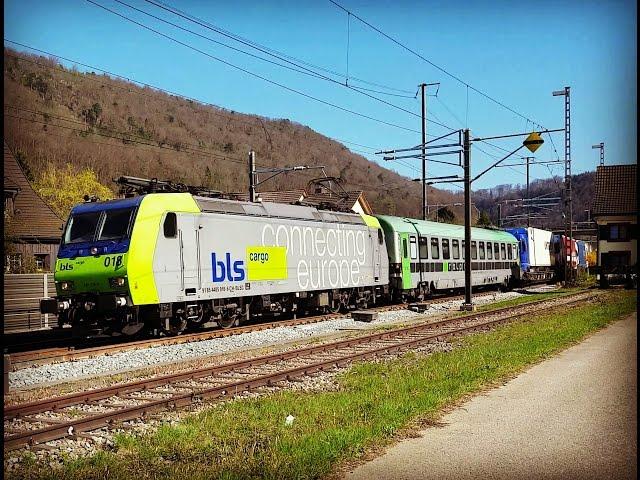 Trafic ferroviaire à Tecknau/Bahnverkehr in Tecknau + BFe 4/4 et/und Br 01 202 à/in Bern