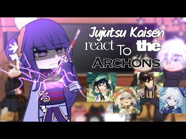 Jujutsu Kaisen React To Genshin Impact(Archons) ||Part 1/2||