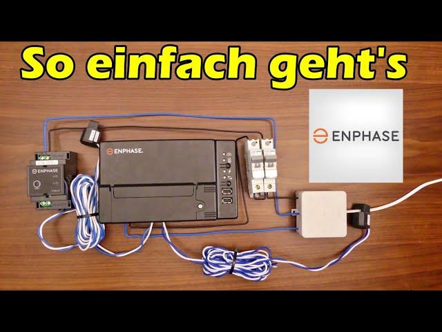 Enphase PV Anlage selber bauen und und einrichten. Einfacher geht es nicht !