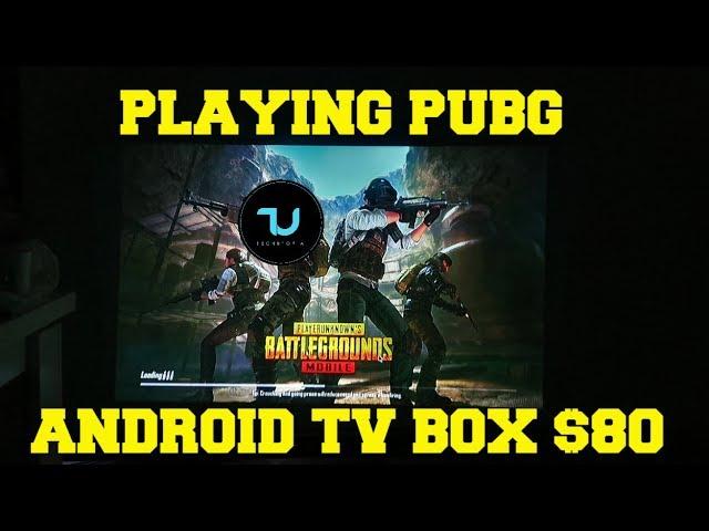 Playing PUBG with Android tv box/Projector! Beelink Amlogic S905X2 gaming GFX Tool 60FPS