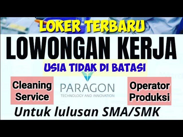 Loker Terbaru Tanpa Batas usia ll Lowongan Kerja Hari Ini