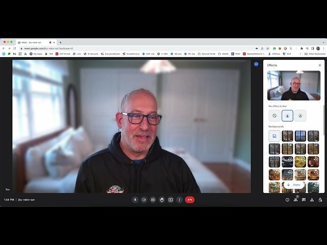 Google Meet Video Background Hack