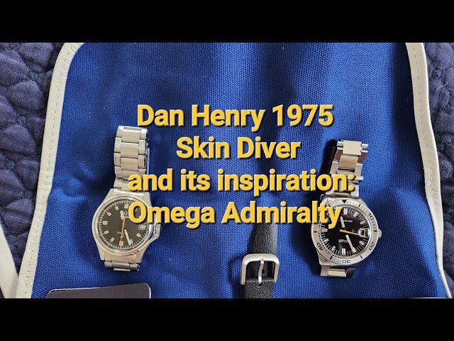 The Omega Admiralty inspired the Dan Henry 1975 Skin Diver