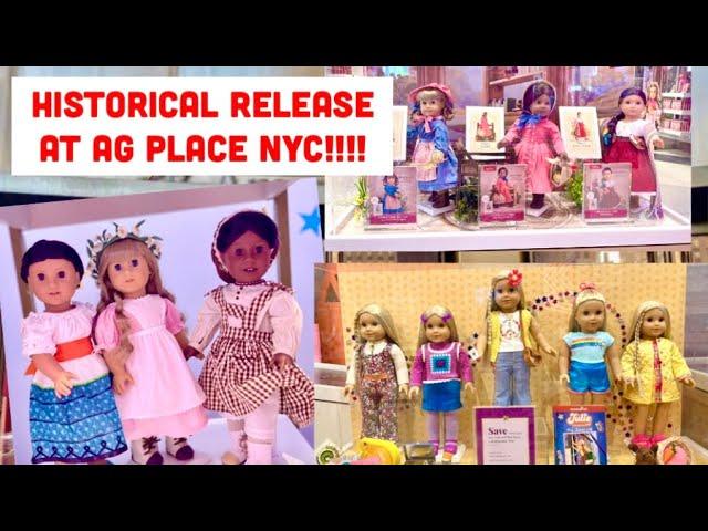 May 2024 Historical Release at AG American Girl Place NYC: Julie , Kirsten, Addy, Josefina