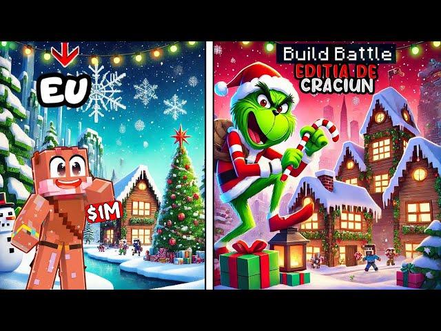 Eu vs GRINCH: Craciun *HORROR* de Construit in Minecraft..