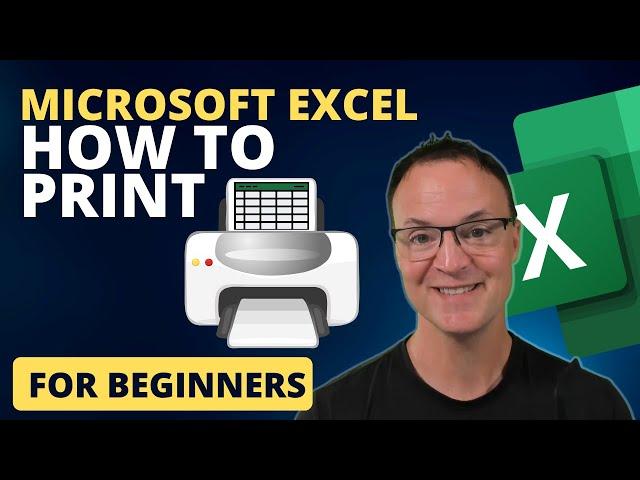 How to Print in Microsoft Excel - For Beginners