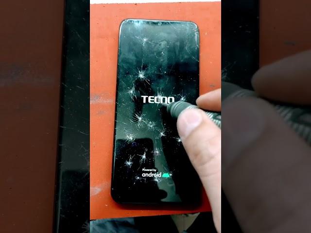 Techno spark 7T Crack Glass Change And Screen Replacement Available  #youtubeshorts #shorts