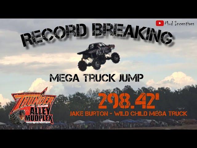 Wild Child Jake Burton Record Jump - Thunder Alley Mudplex, Gaston South Carolina.