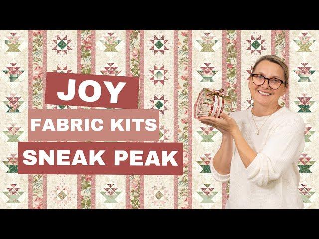 Quilting Window LIVE! - NEW Joy Fabric Kits