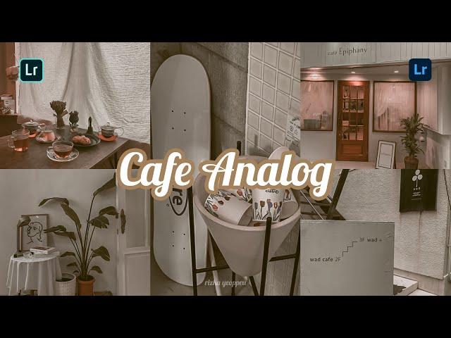 Cafe Mood Preset v2 | Analog Preset | Tutorial Lightroom Mobile