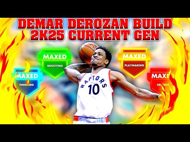 *Current Gen* DeMar DeRozan Build 2k25!! Best Inside The Arc Scorer Build 2k25 Current Gen / Old Gen