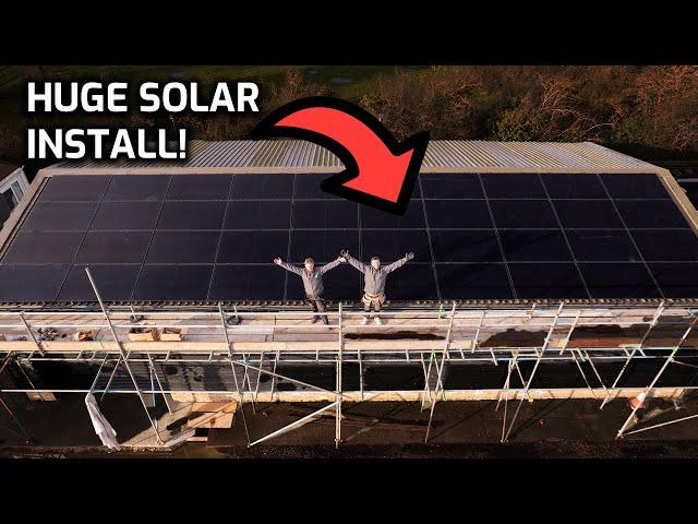 Installing 40 Solar Panels! | Greentech EV & Solar | Vlog 002