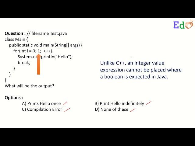 What is the output of the Java code (boolean value)?