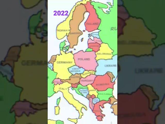 Europe 2022 and Europe 1700 #shorts#