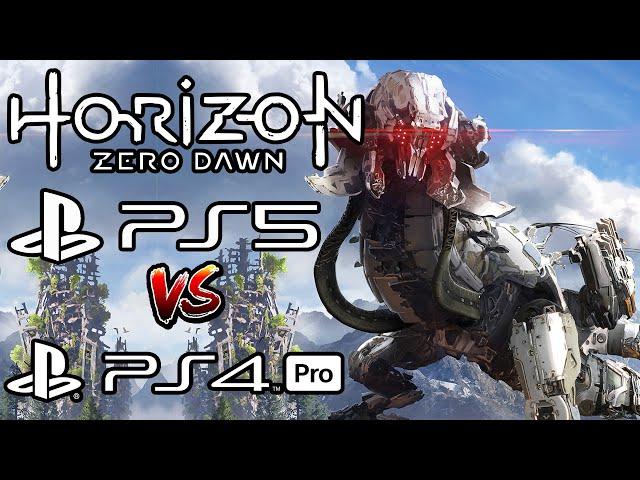 Horizon Zero Dawn PS5 vs PS4 Pro -  Frame Rate And Load Time Comparison