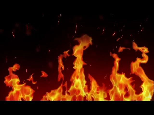  Burning Fire Flames Sparks Animated VJ Loop Video Background for Edits