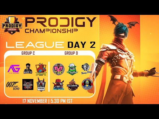 [League Day 2] || Prodigy Championship || C and D || Garena Free Fire #UCG #esports