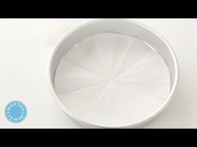 How to Make a Parchment Paper Round | Martha Stewart's Best Baking Hacks