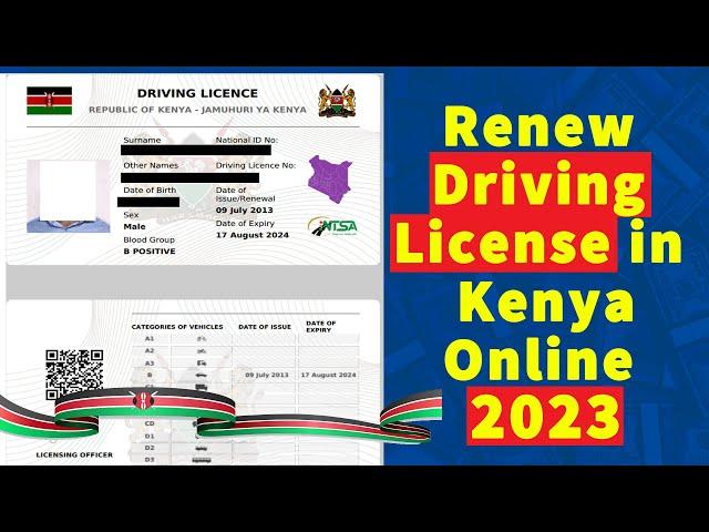 Updated- How to Renew Driving License Online in Kenya in 2023