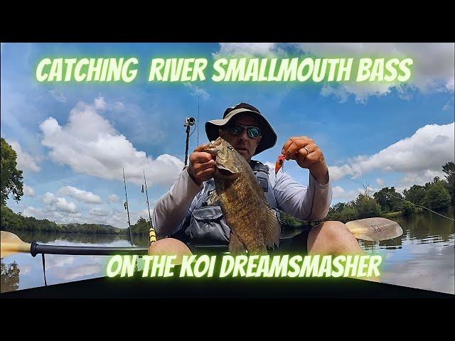 Catching River Smallmouth Bass on the Koi Dreamsmasher | BigBaitPosse