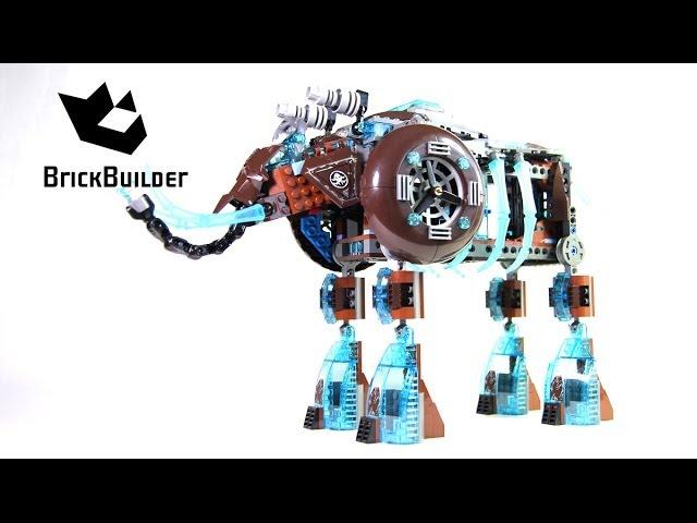 Lego Chima 70145 Maula's Ice Mammoth Stomper - Lego Speed build