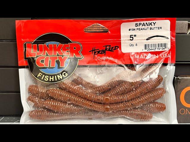 IN THE TANK!! The Lunker City Fishing “SPANKY”…one sweet wacky worm by Herb Reed!