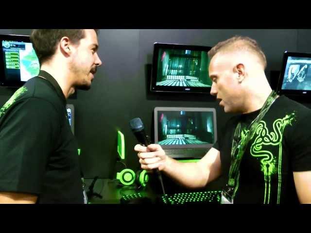 Swifty shares a Razer Orbweaver w/ YOU @ CES 2013