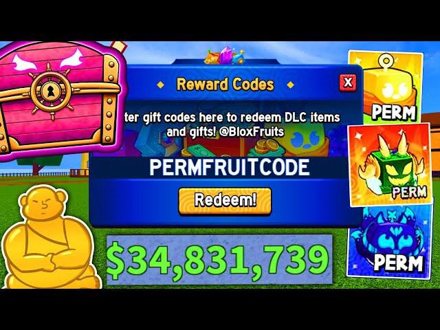 ALL 30 FREE PERMANENT FRUIT CODES for ROBLOX BLOX FRUITS!