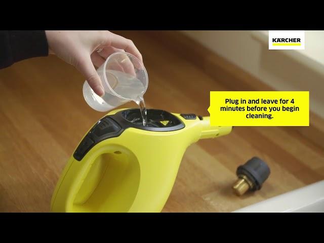 Karcher SC1 Hand Held Steam Cleaner - How To Fill The Water Tank