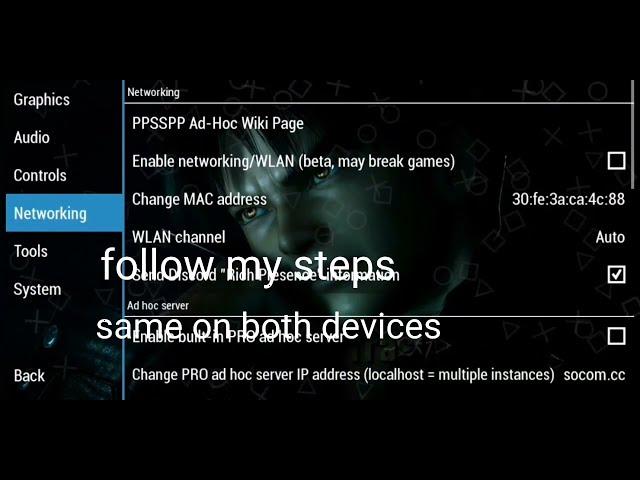 how to play local multiplayer on same wifi PPSSPP (discord link in description)