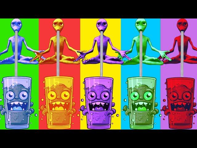 Color Dance Challenge Vs Alien Dance Vs Alien Green Dance Vs Funny Alien Dance Vs DAME TU COSITA