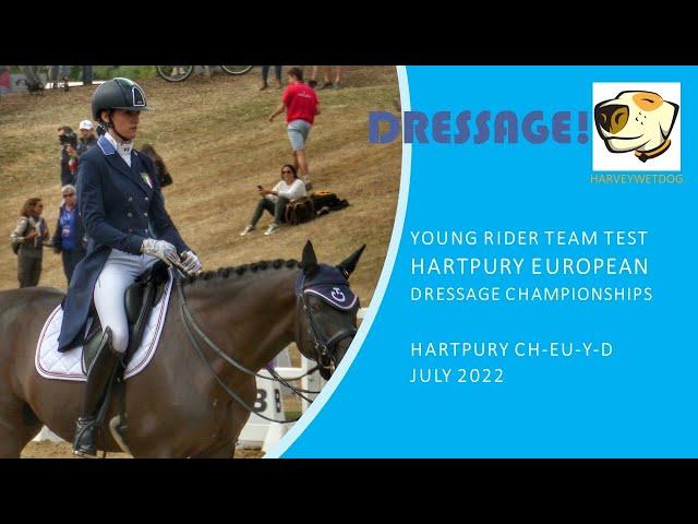 Catarina Sangiorgi +Totally More RH (ITA) European Championships YR Dressage Team Test Hartpury 2022