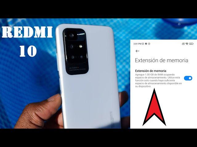 ASÍ ES LA RAM VIRTUAL EN EL XIAOMI REDMI REDMI 10  | una locura 