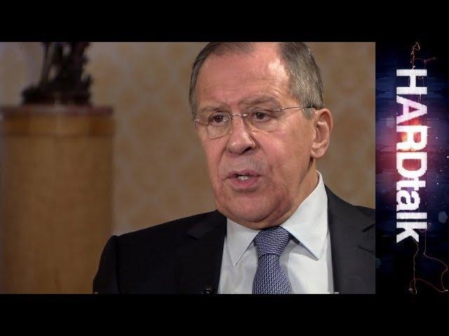 Russia's Foreign Minister Sergey Lavrov - BBC HARDtalk rushes