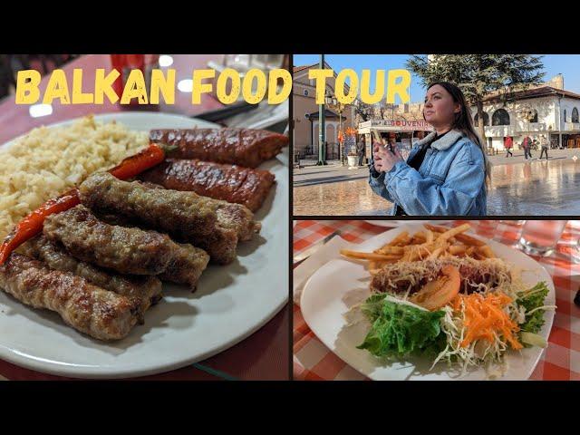 The HIDDEN GEMS of SKOPJE - A Balkan Food Tour!