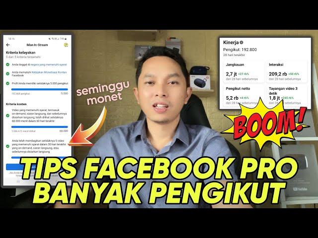 Tips Facebook Pro dan Fanspage banyak Pengikut 2024