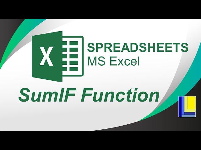 MS Excel | SumIF Function